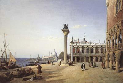 Jean Baptiste Camille  Corot Venise (mk11) France oil painting art